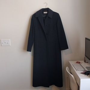 Vintage Calvin Klein Merino Wool Trench Coat